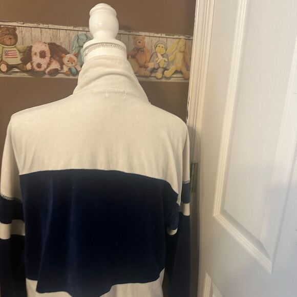 Flirtitude Active jacket  Navy and White Half-Zip size large - Picture 4 of 5